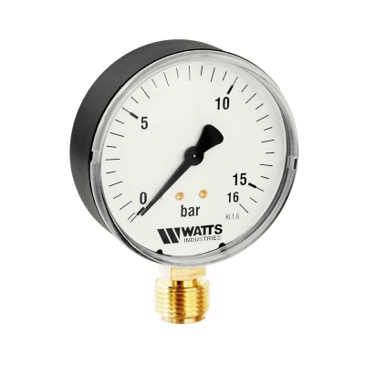 Манометр MDR (F+R200), подключение снизу, Watts В Ижевске