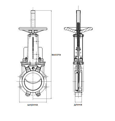 Шиберная задвижка VG6400 со штурвалом, Tecofi В Ижевске