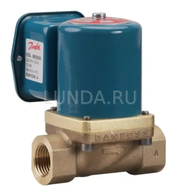 Клапан соленоидный EV225B с сервоприводом, для пара, с катушкой, Danfoss В Ижевске