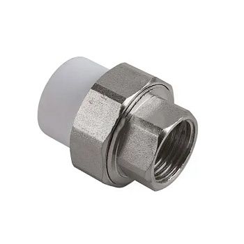 Муфта PPR комбинированная, разъемная, с внутренней резьбой