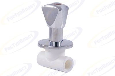 Вентиль PPR с хромированной удлиненной ручкой LUX, RTP (РосТурПласт) В Ижевске