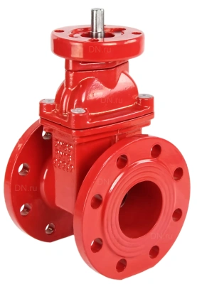 Задвижка шиберная дн.ру GGG40-SS304-NBR-2W-ISO Ру10 с голым штоком и невыдвижным шпинделем В Ижевске