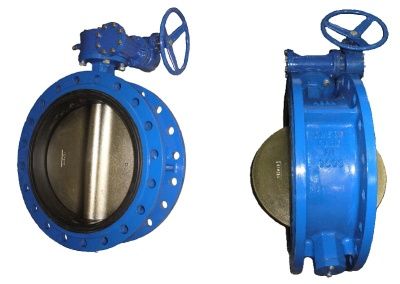 Затвор поворотный дисковый чугунный фланцевый BUV-FL Серия 226 с рукояткой и редуктором В Ижевске